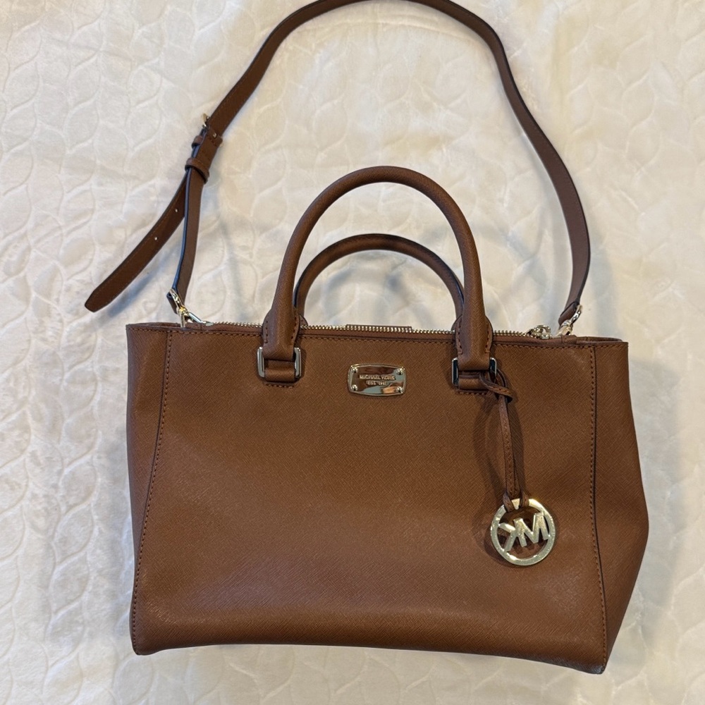 Michael Kors Brown Leather Handbag
